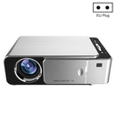 T6 3500ANSI Lumens 1080P LCD Mini Theater Projector, Standard Version, UK Plug(Silver)