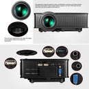 LY-40 1800 Lumens 1280 x 800 Home Theater LED Projector with Remote Control, EU Plug (White)