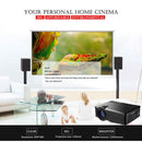 LY-40 1800 Lumens 1280 x 800 Home Theater LED Projector with Remote Control, EU Plug (Black)