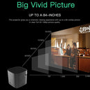 Wejoy S12 50 ANSI Lumen 1920x1080P Android 7.1 HD Bluetooth 4.1 WiFi Smart 3D Projector, 1G+16G