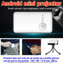Wejoy DL-S6 HDMI Input 1000 Lumens 854x480 Smart Mini Projector, RK3188T CPU, 1GB+8GB, Android 7.1, Bluetooth, WiFi(UK Plug)