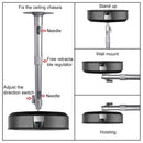 LS-50A Telescopic Security Camera Projector Bracket, Telescopic Height: 310-490mm