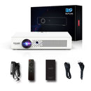TOUMEI V6 3800 Lumens Android 6.0 3D Smart DLP Projector, 2GB+32GB, Support Dual Band WiFi / Bluetooth / HDMI / TF Card / RJ45