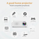 YG320 320*240 Mini LED Projector Home Theater, Support HDMI & AV & SD & USB (White)