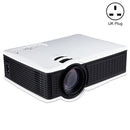 LY-40 1800 Lumens 1280 x 800 Home Theater LED Projector with Remote Control, UK Plug(White)