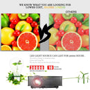 LY-40 1800 Lumens 1280 x 800 Home Theater LED Projector with Remote Control, UK Plug(Black)