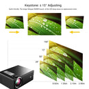 Cheerlux C8 1800 Lumens 1280x800 720P 1080P HD Smart Projector, Support HDMI / USB / VGA / AV, Basic Version (White)