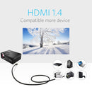 Cheerlux C8 1800 Lumens 1280x800 720P 1080P HD Smart Projector, Support HDMI / USB / VGA / AV, Basic Version (White)