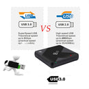 H10 6K HD Smart TV BOX,Android 9.0,Allwinner H6 Quad Core 64-bit ARM Cortex-A53,4GB+32GB, Support TF Card, SPDIF, HDMI, AV, WiFi, RJ45(Black)