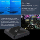 H10 6K HD Smart TV BOX,Android 9.0,Allwinner H6 Quad Core 64-bit ARM Cortex-A53,4GB+32GB, Support TF Card, SPDIF, HDMI, AV, WiFi, RJ45(Black)