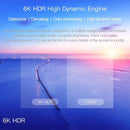H10 6K HD Smart TV BOX,Android 9.0,Allwinner H6 Quad Core 64-bit ARM Cortex-A53,4GB+32GB, Support TF Card, SPDIF, HDMI, AV, WiFi, RJ45(Black)
