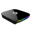 Q+ 6K HD Smart TV BOX,Android 8.1,H6 Quad Core Cortex-A53 Up to 2GHz,4GB+32GB, Support SPDIF, HDMI, WiFi, LAN, USBx2(Black)