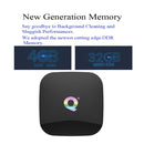 Q+ 6K HD Smart TV BOX,Android 8.1,H6 Quad Core Cortex-A53 Up to 2GHz,4GB+32GB, Support SPDIF, HDMI, WiFi, LAN, USBx2(Black)