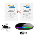 Q+ 6K HD Smart TV BOX,Android 8.1,H6 Quad Core Cortex-A53 Up to 2GHz,4GB+32GB, Support SPDIF, HDMI, WiFi, LAN, USBx2(Black)