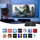X96H 6K HD Smart TV BOX,Android 9.0,H603 Quad Core 64-bit ARM Cortex-A53,4GB+64GB, Support TF Card, HDMI, WIFI, AV, RJ45, USBx3(Black)