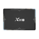 X96H 6K HD Smart TV BOX,Android 9.0,H603 Quad Core 64-bit ARM Cortex-A53,4GB+64GB, Support TF Card, HDMI, WIFI, AV, RJ45, USBx3(Black)