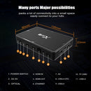 X96H 6K HD Smart TV BOX,Android 9.0,H603 Quad Core 64-bit ARM Cortex-A53,4GB+64GB, Support TF Card, HDMI, WIFI, AV, RJ45, USBx3(Black)