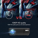 Cheerlux CL770 4000 Lumens 1920 x 1080P Full HD Smart Projector, Support HDMI x 2 / USB x 2 / VGA / AV (Black)