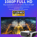 T500 1920x1080 3000LM Mini LED Projector Home Theater, Support HDMI & AV & VGA & USB & TF, Standard Version (White)