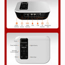 T500 1920x1080 3000LM Mini LED Projector Home Theater, Support HDMI & AV & VGA & USB & TF, Android Version (White)