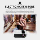 T500 1920x1080 3000LM Mini LED Projector Home Theater, Support HDMI & AV & VGA & USB & TF, Android Version (White)