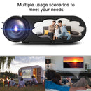 YG420 1280x720 2400LM Mini LED Projector Home Theater, Support HDMI & AV & SD & USB & VGA, General Version (Black)