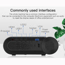 YG420 1280x1080P 2400LM Mini LED Projector Home Theater, Support HDMI & AV & SD & USB & VGA, Standard Version(Black)