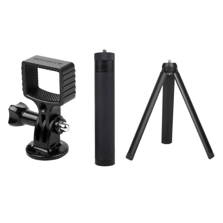 Sunnylife OP-Q9195 Metal Adapter + Tripod + Extending Rod for DJI OSMO Pocket