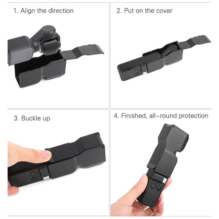 Sunnylife OP-Q9178 Gimbal Camera Protector Lens Cover for DJI OSMO Pocket(Black)