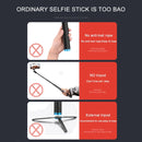 RUIGPRO One-piece Handheld Tripod Selfie Stick Telescopic Monopod Mount for DJI Osmo Action, GoPro HERO10 Black /9 Black / HERO8 Black /7 /6 /5 /5 Session /4 Session /4 /3+ /3 /2 /1, Xiaoyi and Other Action Cameras(Black)