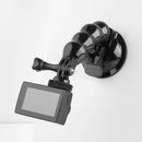 Suction Cup Jaws Flex Clamp Mount for for GoPro HERO9 Black / HERO8 Black /7 /6 /5 /5 Session /4 Session /4 /3+ /3 /2 /1, DJI Osmo Action, Xiaoyi and Other Action Cameras(Black)