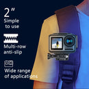 RUIGPRO 360 Degree Rotation Backpack Rec-Mounts Clip Clamp Mount + Phone Clamp for GoPro HERO9 Black / HERO8 Black /7 /6 /5 /5 Session /4 Session /4 /3+ /3 /2 /1, DJI Osmo Action, Xiaoyi and Other Action Cameras(Black)