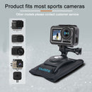 RUIGPRO Hook and Loop Fastener Backpack Rec-Mounts Clip Clamp Mount with Screw for GoPro HERO9 Black / HERO8 Black /7 /6 /5 /5 Session /4 Session /4 /3+ /3 /2 /1, DJI Osmo Action, Xiaoyi and Other Action Cameras(Black)