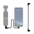 Sunnylife 30cm USB-C / Type-C to USB-C / Type-C Converting Connector Data Cable for DJI OSMO Pocket(Black)