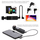 Sunnylife 30cm USB-C / Type-C to USB-C / Type-C Converting Connector Data Cable for DJI OSMO Pocket(Black)