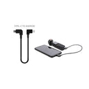 Sunnylife 30cm USB-C / Type-C to Micro USB Converting Connector Data Cable for DJI OSMO Pocket(Black)