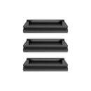 3 PCS Sunnylife AIR2-DC258 Silicone Battery Dust Plug for DJI Mavic Air 2(Black)