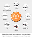 STARTRC 110cm Portable Folding Parking Apron for DJI M300RTK / Mavic / Phantom / M200 / Inspire, YUNEEC H(Black+Orange)