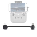 STARTRC For DJI Mavic Air 2 Type-C / USB-C to Micro USB Dual-way Transmission Data Dedicated Connect Cable, Length: 16cm (Black)