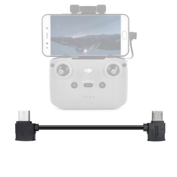 STARTRC For DJI Mavic Air 2 Type-C / USB-C to Micro USB Dual-way Transmission Data Dedicated Connect Cable, Length: 16cm (Black)