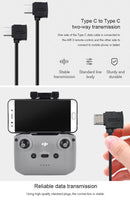 STARTRC For DJI Mavic Air 2 Type-C / USB-C to Micro USB Dual-way Transmission Data Dedicated Connect Cable, Length: 16cm (Black)