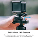 PGYTECH P-11B-023 Tripod Adapter for DJI Osmo Action(Black)