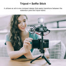 PGYTECH P-GM-118 Integrated Tripod Selfie Stick for DJI Osmo Action/Pocket(Black)