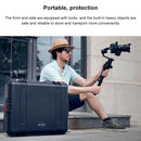 PGYTECH P-RH-001 Shockproof Waterproof Explosion-proof Hard Box Carrying Case for DJI Ronin-S, Size: 63.4x50.3cm(Black)