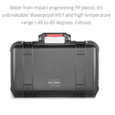 PGYTECH P-RH-011 Mini Shockproof Waterproof Explosion-proof Hard Box Carrying Case for DJI Ronin-S, Size: 55.6x35.8x18.5cm(Black)