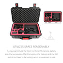PGYTECH P-RH-011 Mini Shockproof Waterproof Explosion-proof Hard Box Carrying Case for DJI Ronin-S, Size: 55.6x35.8x18.5cm(Black)