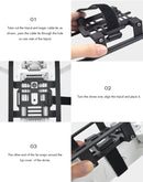 Shockproof Quick Release Anti-collision Landing Gear Height Extender Holder for Xiaomi FIMI X8 SE(Black)