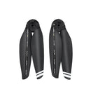 STARTRC 2 Pairs Foldable Color LED Flash Lamp Low Noise Propellers for DJI Mavic Air 2(Black)
