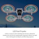 STARTRC 2 Pairs Foldable Color LED Flash Lamp Low Noise Propellers for DJI Mavic Air 2(Black)