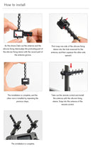 STARTRC 5.8GHz Drone Remote Extended Range Yagi Antenna Signal Enhancer for DJI / Femi / Hubsan Drone (Black)